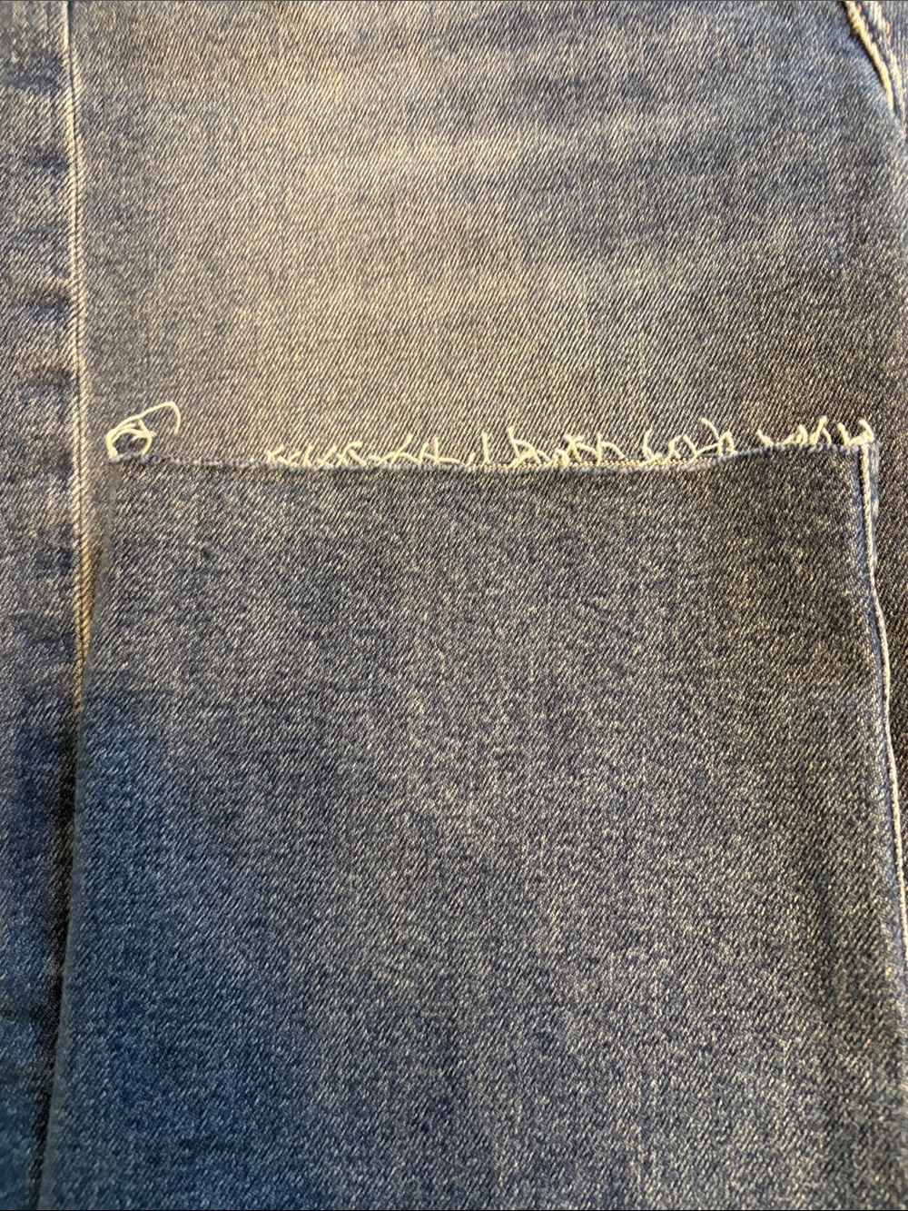 LOFT High-Rise Button-Fly Jeans in Medium Blue Wash - Picture 3 of 3